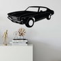 Wallity Chevrolet Chevelle SS 1969 Malibu Escultura de pared de metal